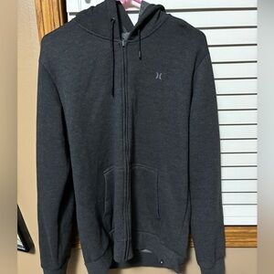 Dark Gray Hurley Full-Zip Hoodie (M)